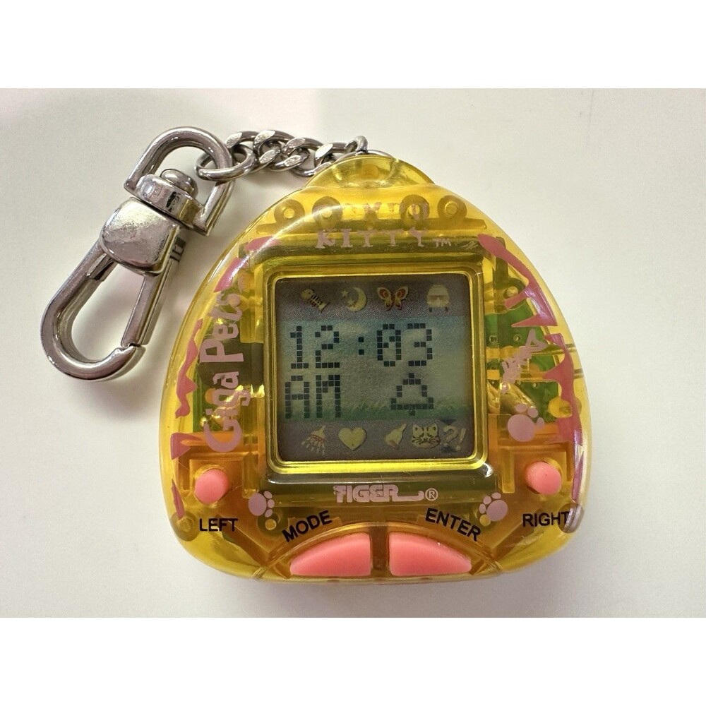 Tiger Compu Kitty Giga Pets Vintage Works Gigapet